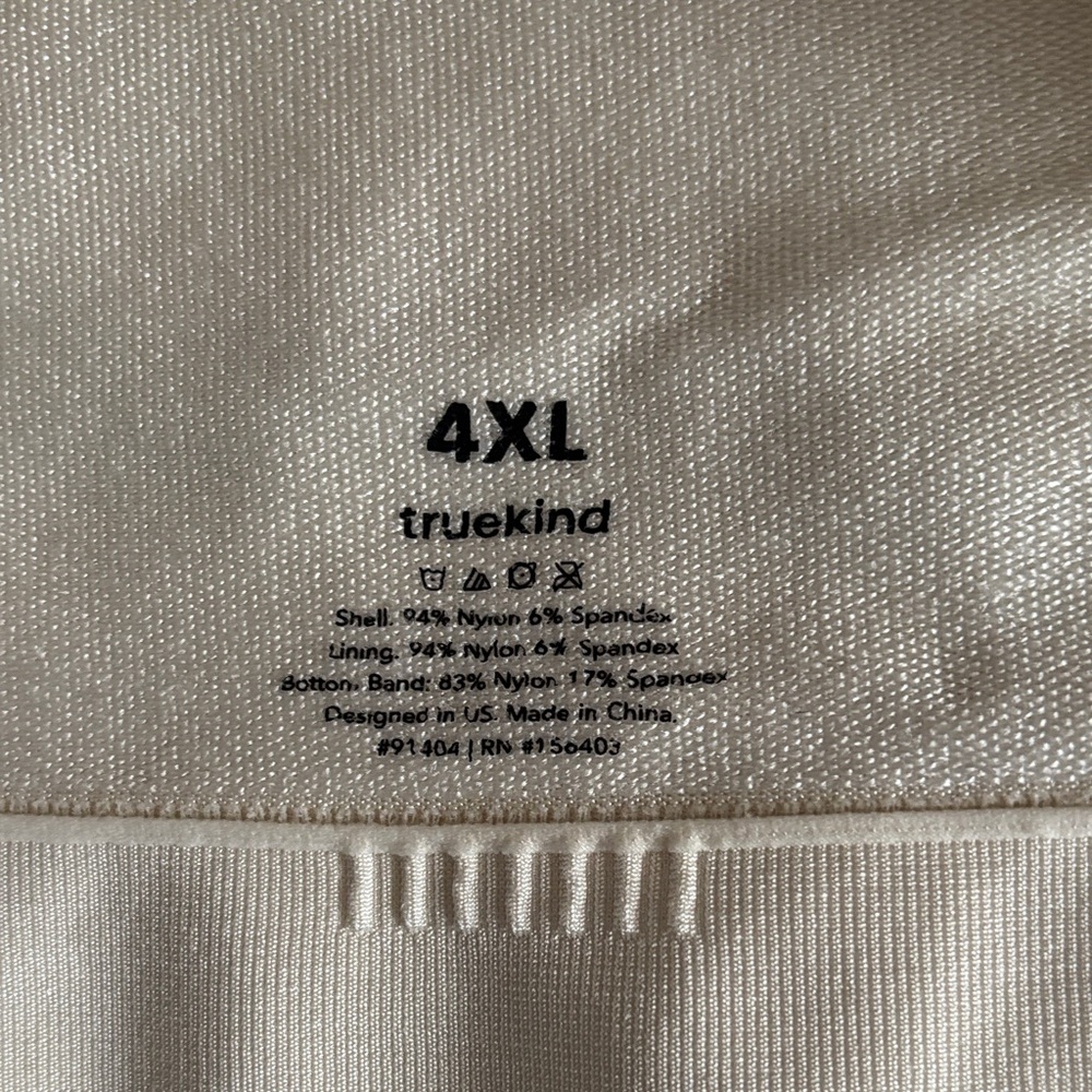 TruKind Cream Bralette 4XL, Laundered but like new/never worn!